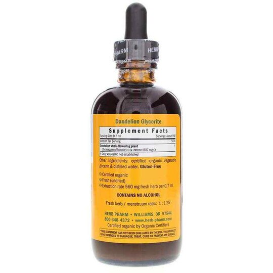 Dandelion Extract Alcohol Free, HPH